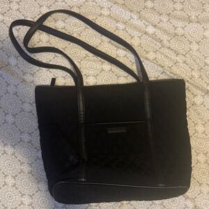 Vera Bradley Black Quilted Tote